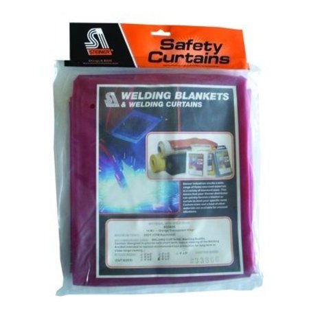 STEINER INDUSTRIES ORANGE 14mil Welding Curtain 6x6 SB33866